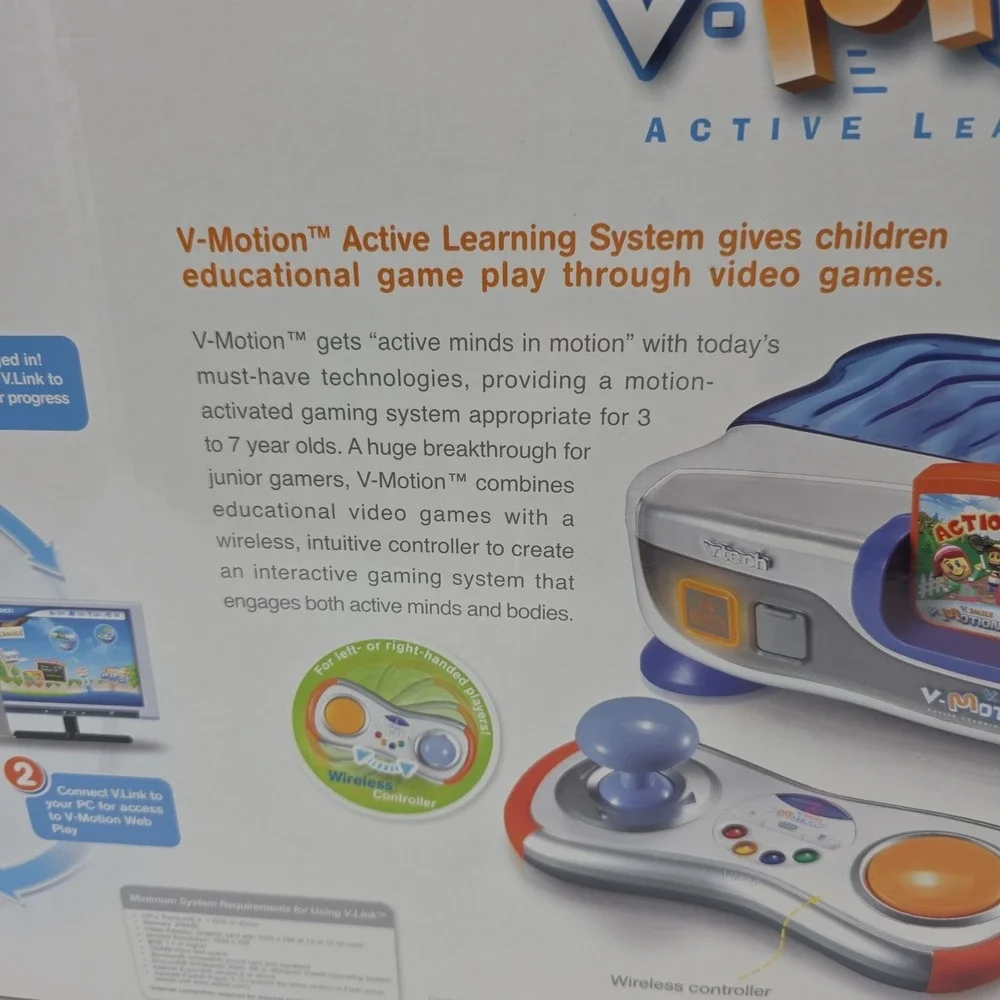 V-Motion Vsmile Active Learning System w/ Bonus Controller - Brand New